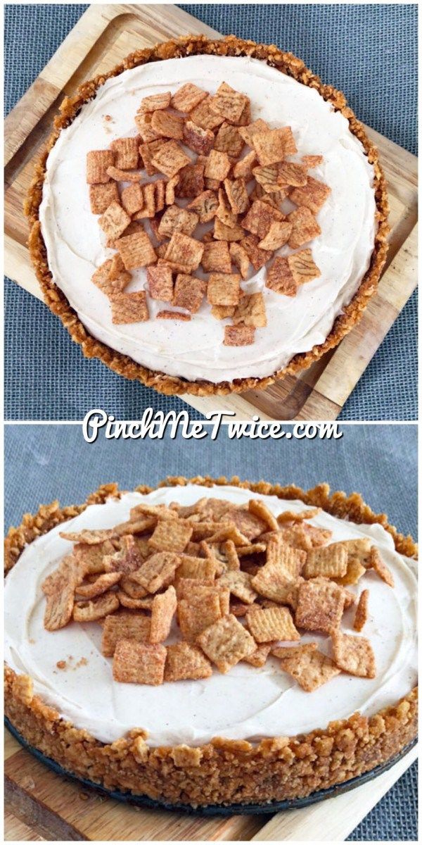 No-Bake Cinnamon Toast Crunch Cheesecake