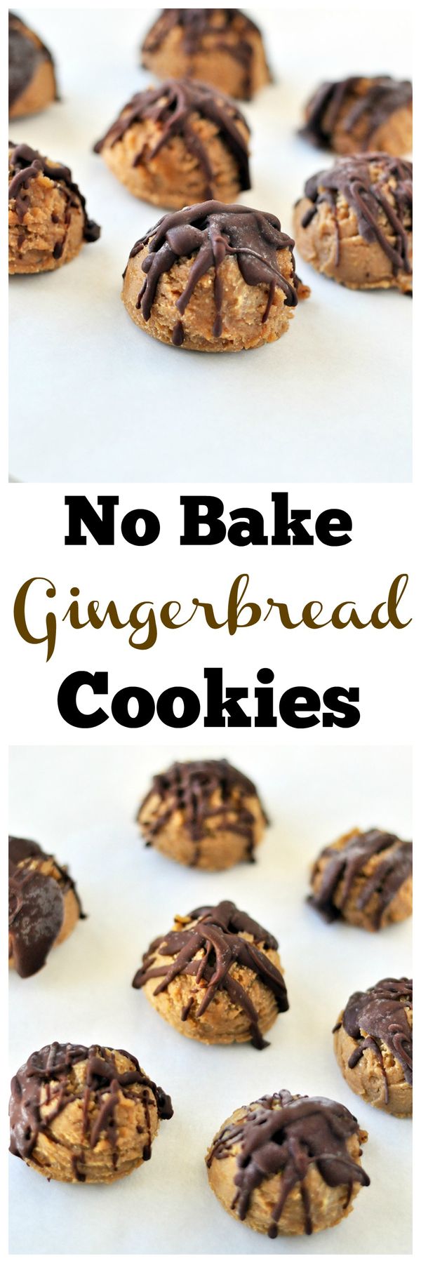 No Bake Gingerbread Cookies