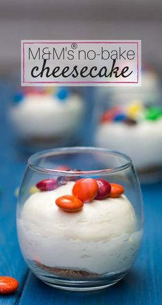 No-Bake M&M® Cheesecake