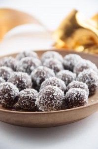 No-Bake Marzipan Rum Balls