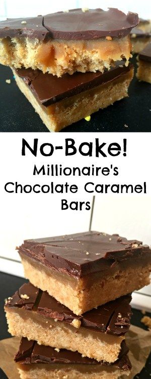 No-Bake Millionaire's Bars