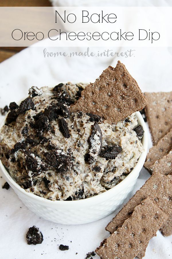 No Bake Oreo Cheesecake Dip