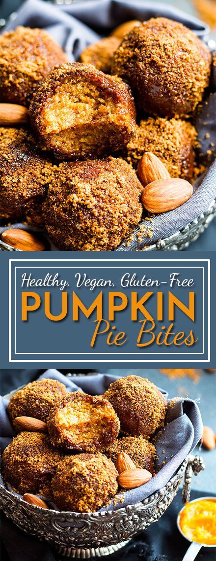 No Bake Pumpkin Pie Balls | Gluten Free, Vegan