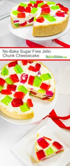 No Bake Sugar Free Jello Cheesecake