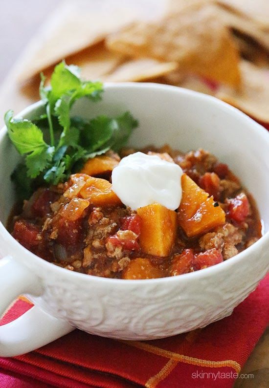 No Bean Turkey and Sweet Potato Chili