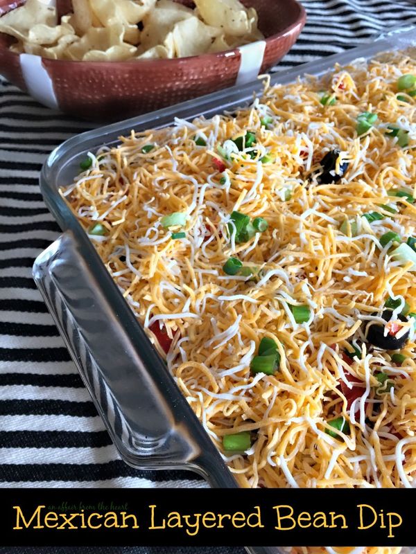 (Not Your Average Mexican Layered Bean Dip