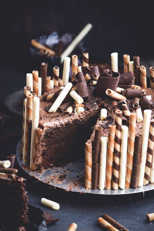 Nutella Cheesecake Dark Chocolate Overload Cake