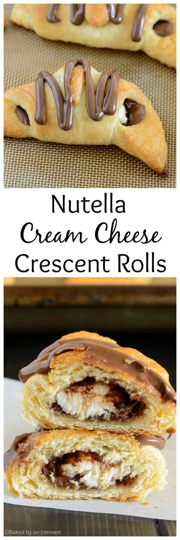 Nutella Cream Cheese Crescent Rolls