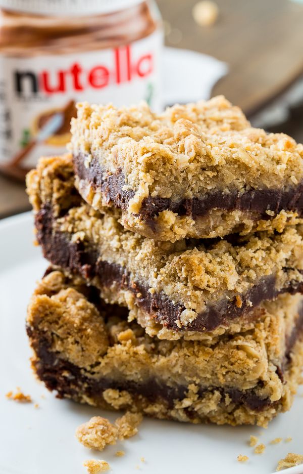 Nutella Fudge Bars