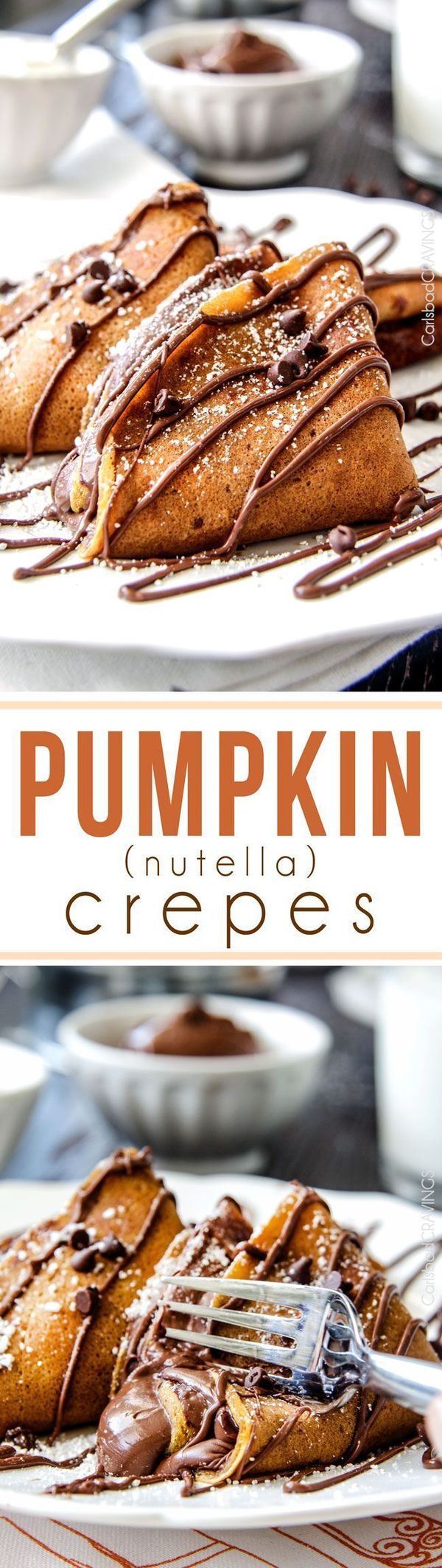 (Nutella Pumpkin Crepes