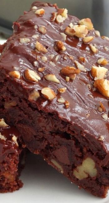 Nutty chocolate chip brownies