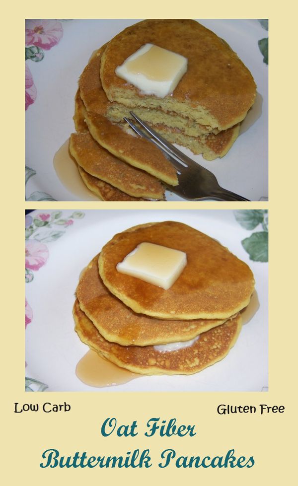 Oat Fiber Buttermilk Pancakes