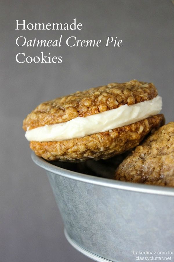 Oatmeal Creme Pie Cookies