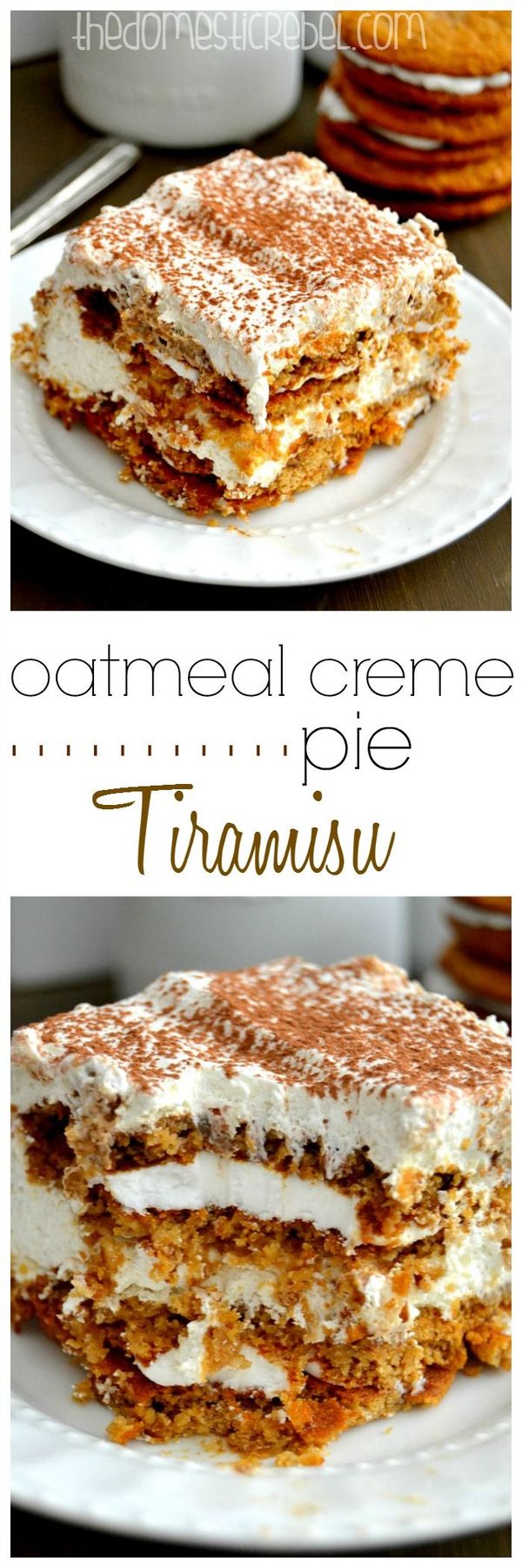 Oatmeal Creme Pie Tiramisu