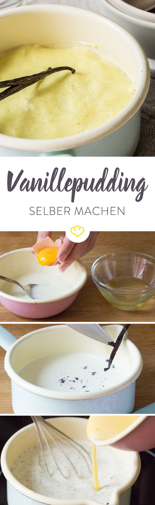 Ohne Tüte: Wie du cremigen Vanillepudding selber machst