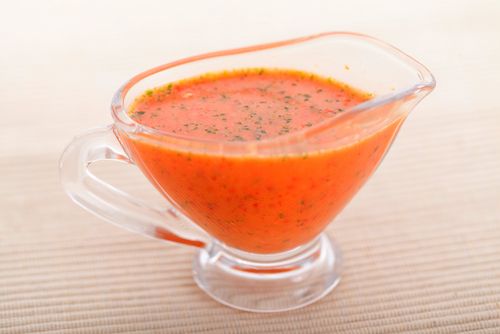 Oil-Free Red Pepper & Cilantro Dressing