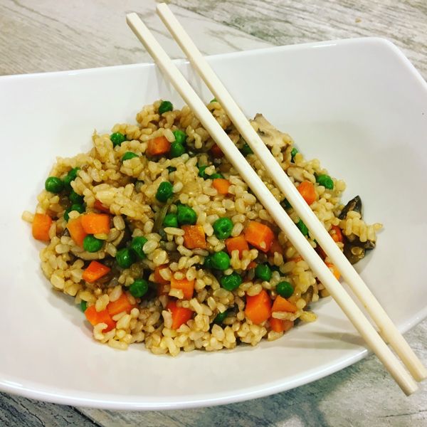 Oil-Free Vegetable No Fried Rice