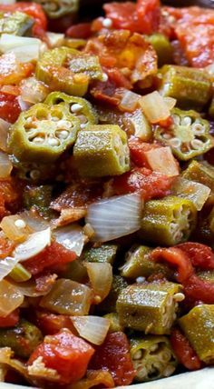 Okra and Tomatoes