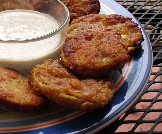 Old Bay Fried Green Tomatoes