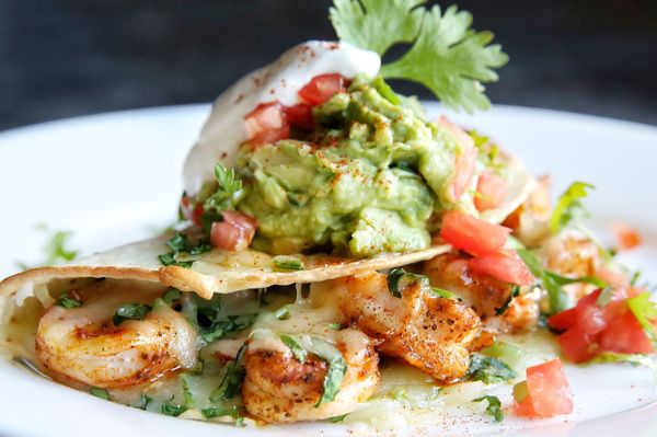 Old Bay Shrimp Quesadillas