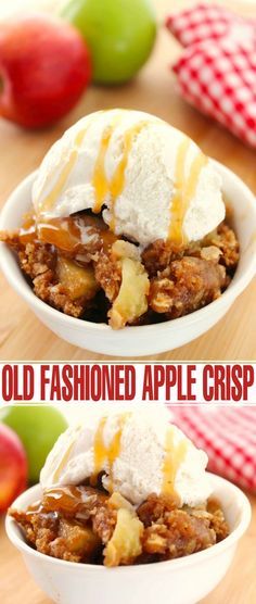 Old Fashioned Apple Crisp