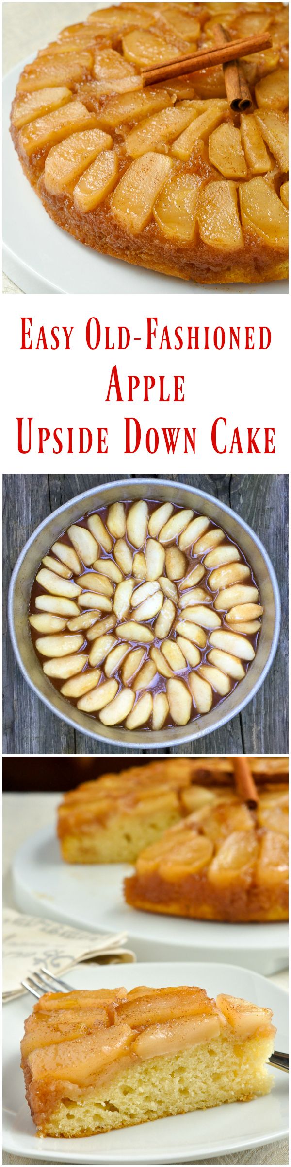 Old Fashioned Apple Upside Down Cake