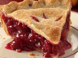 Old-fashioned cherry pie