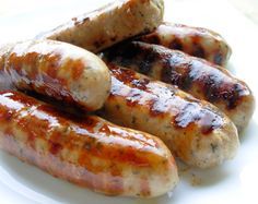 Old Fashioned English Spiced Pork and Herb Sausages or Bangers