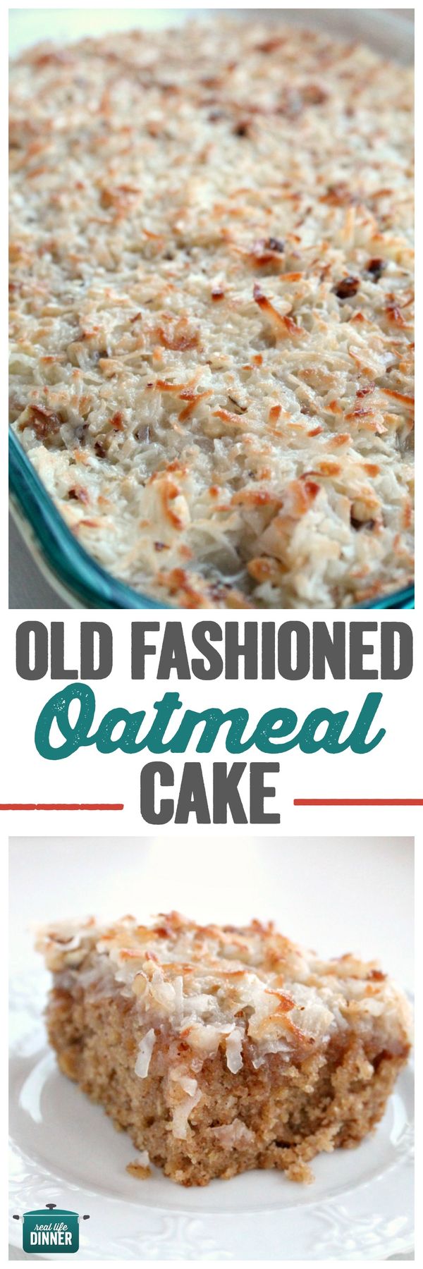 Old Fashioned Oatmeal Cake