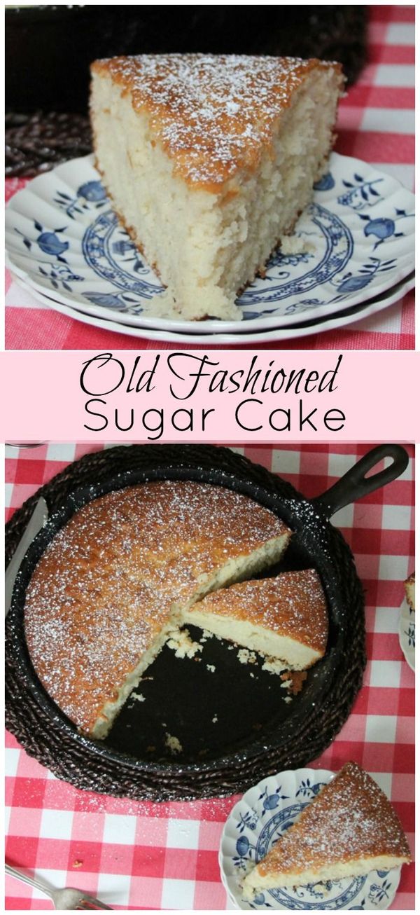 Old Fashioned Sugar Cake