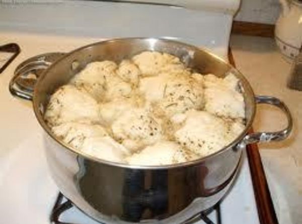 Old Time Chicken with Bisquick Dumplings