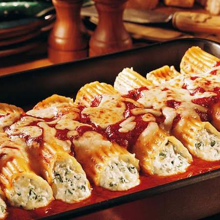 Old-World Manicotti