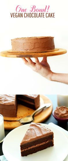 One Bowl Vegan Chocolate Cake