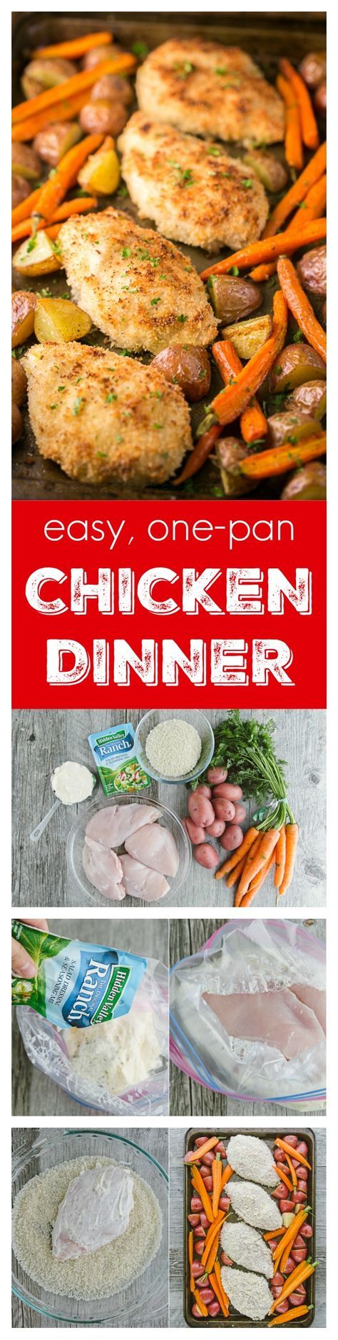 One Pan Chicken and Vegetables Dinner