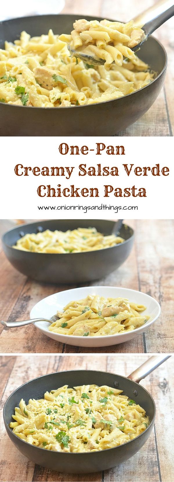 One-Pan Creamy Salsa Verde Chicken Pasta