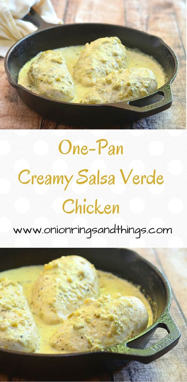 One-Pan Creamy Salsa Verde Chicken