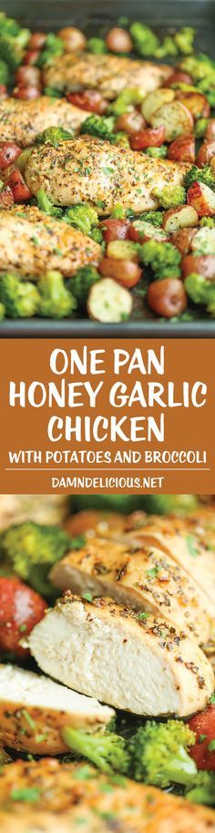 One Pan Honey Garlic Chicken and Veggies