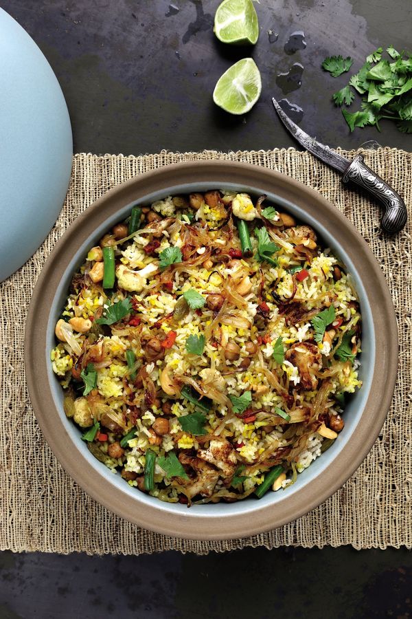 One-Pot Chickpea Biryani