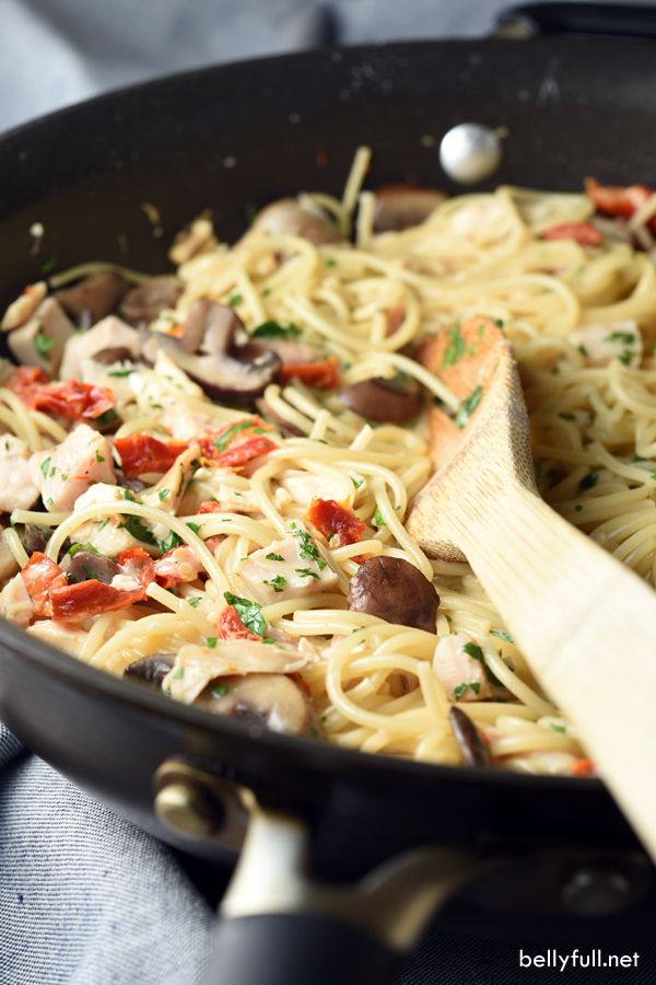 One-Pot Creamy Tuscan Chicken Pasta