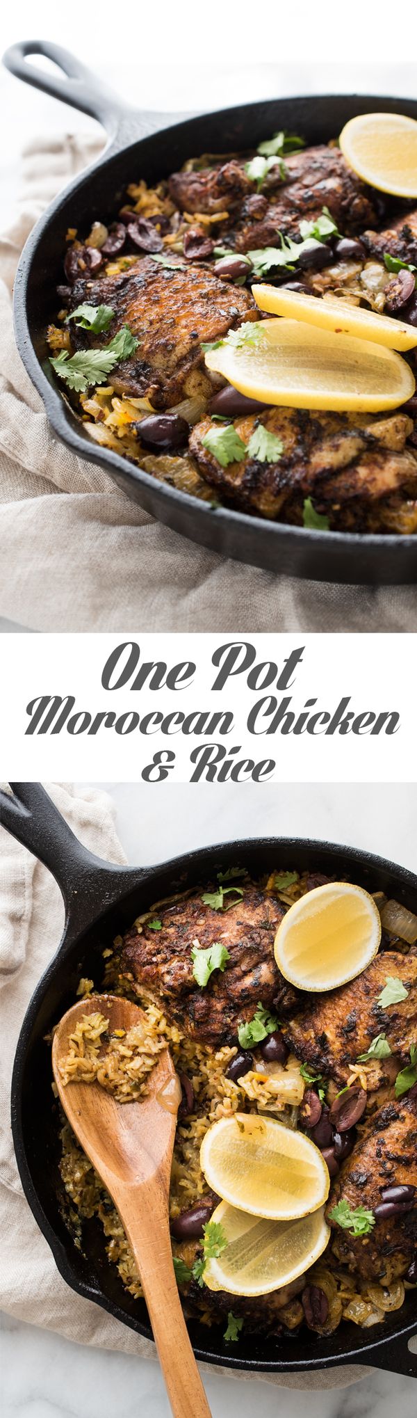 One Pot Moroccan Chicken and Rice