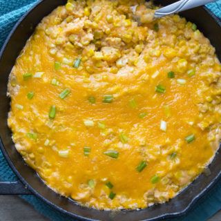 One Skillet Cheesy Corn (Video