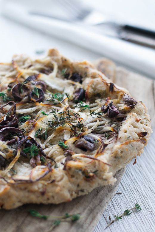 Onion, Black Olive & Thyme Tart