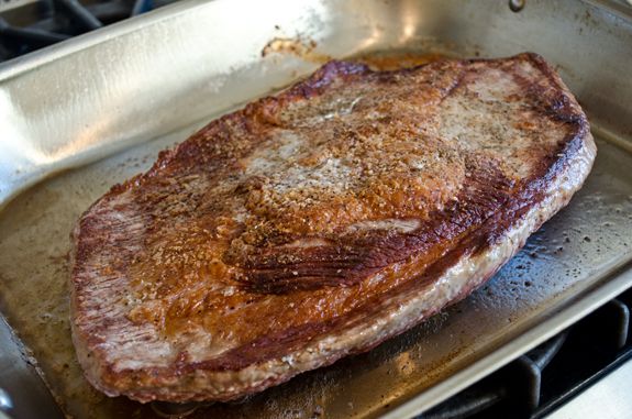 Onion-Braised Beef Brisket