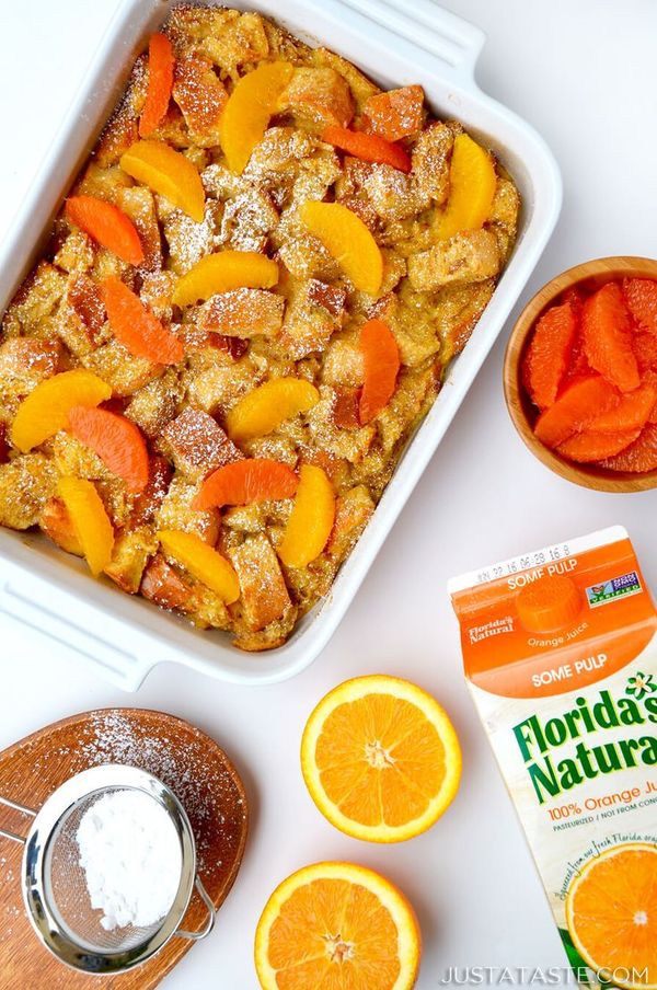 Orange Baked French Toast