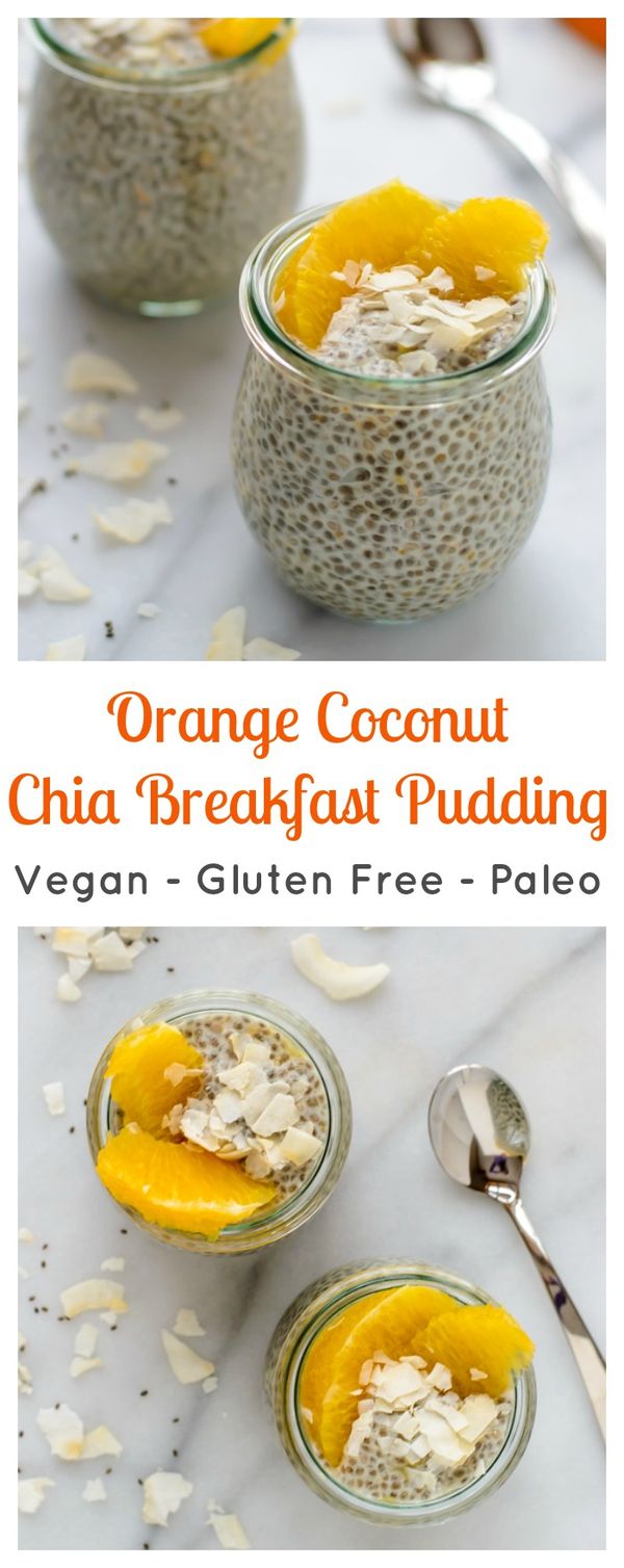 Orange Coconut Chia Pudding