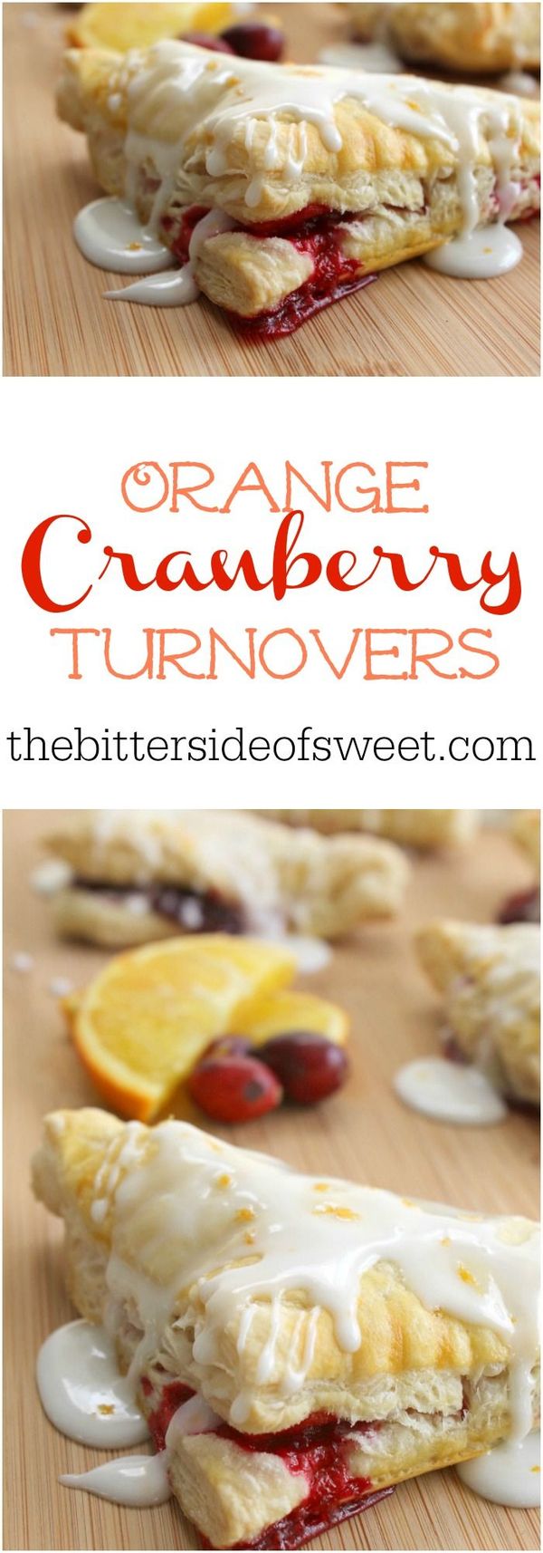 Orange Cranberry Turnovers #CranberryWeek