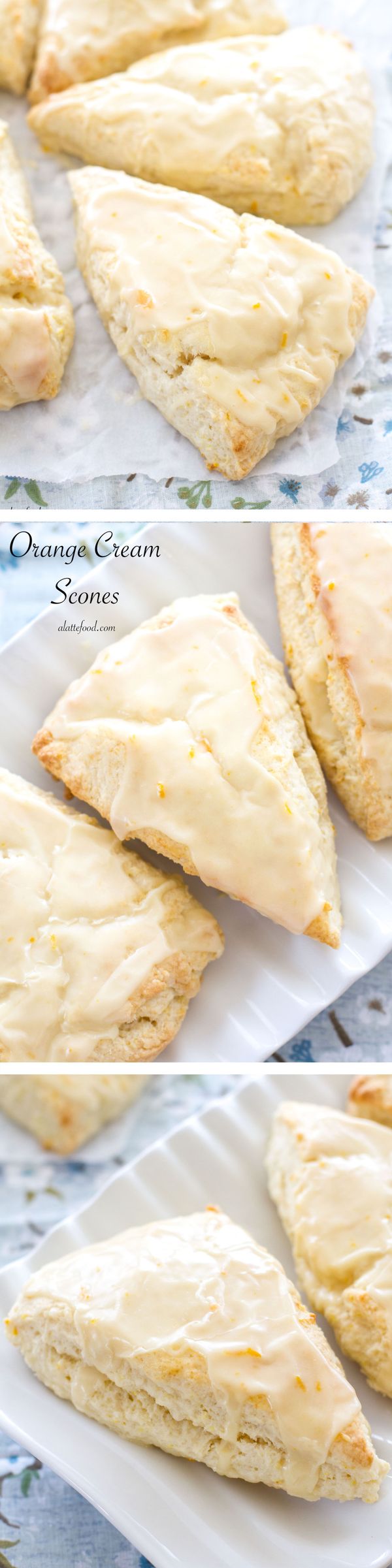 Orange Cream Scones