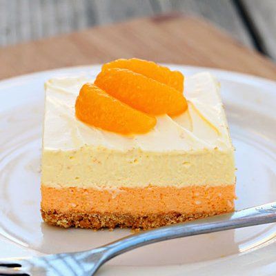 Orange Creamsicle Dessert Bars