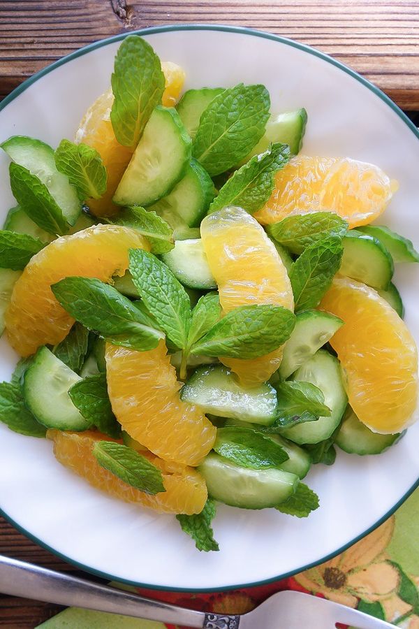 Orange Cucumber Salad (Paleo, AIP