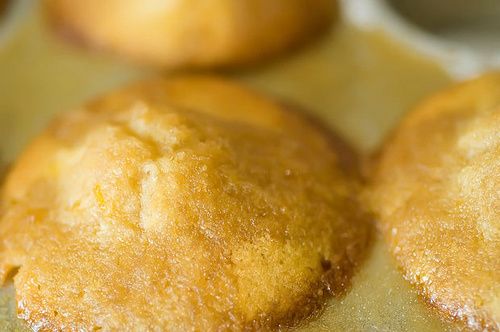 Orange Mini-Muffins with Brown Sugar Glaze